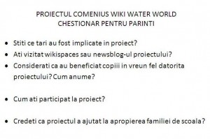 chestionar parinti